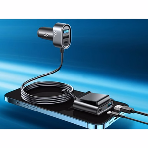 Joyroom JR-CL05 autolaturi, 72W, 2xUSB-C PD ja 3xUSB-A QC3.0, 1,5m, musta
