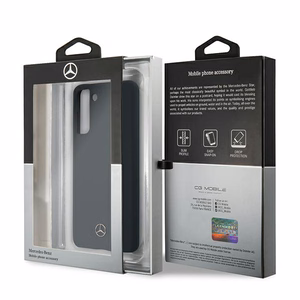 Mercedes Silikoni Line kotelo Samsung Galaxy S21 - sininen