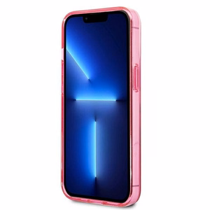 Karl Lagerfeld Gradient Ikonik Karl&Choupette Case for iPhone 13 Pro / iPhone 13 - Pink