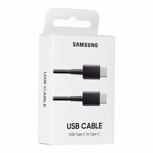 USB-kaapeli Samsung EP-DA705BBEGWW Type-C-Type-C 1,0 m musta