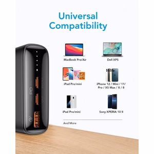 Ulkoinen akku Veger T100 (W2032C-100) PD QC3.0 5A 100W 20000 mAh musta