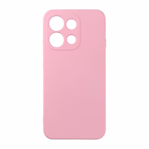Puuterinroosa silikonisuojakuori OPPO Reno16 F 5G- ja Reno16 FS 5G -malleille