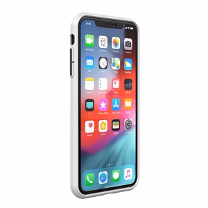 Incase Pop suojakuori laitteelle iPhone XS / X, läpinäkyvä ja norsunluunvärinen