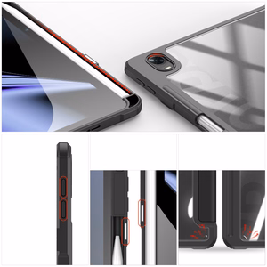 Dux Ducis Toby panssaroitu Flip Smart Case Oppo Pad kynänpidikkeellä Musta