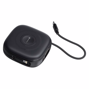 Ulkoinen akku yhteensopiva MagSafe:lle Forcell F-Energy F10K5 PD3.1 QC3.0 3A 22,5W 10000 mAh yhteensopiva Apple Watch:lle musta