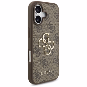 Guess 4G Big Logo Suojakuori iPhone 17:lle - Ruskea