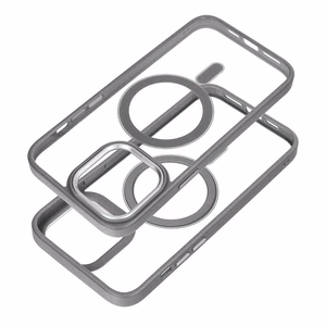 Suojakuori iPhone 17 PRO:lle Color Edge Mag Cover yhteensopiva MagSafe titaani-harmaa