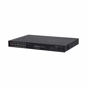 Dahua S4101-16ET2GF-240-C 18-port cloud-managed switch with 16-port PoE, 240 W