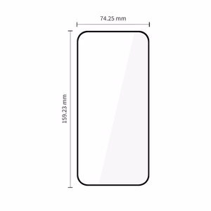 Tech-Protect Glass Fit+ karkaistu lasi 2 kpl Motorola Moto G67 / G77:lle - musta
