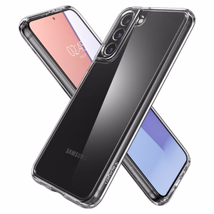 Spigen Ultra Hybrid tapauksessa Samsung Galaxy S22 kristallinkirkas