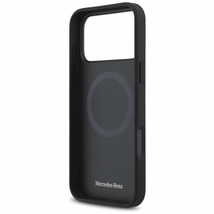 Mercedes Leather The Move MagSafe Suojakuori iPhone 17 Pro Max:lle - Musta