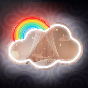 Neon MIRROR LED CLOUD moniväri FMNE05 Forever Light
