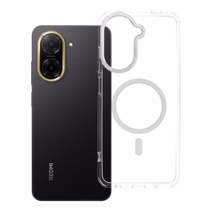Case for Xiaomi Redmi A5 Frame Clear Hybrid Mag Cover compatible with MagSafe transparent