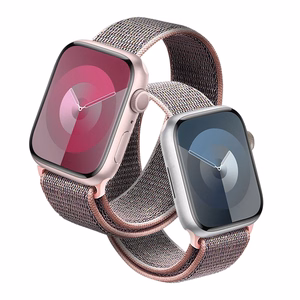 Crong Nylon Sport strap for Apple Watch 38 / 40 / 41 / 42 mm, light pink