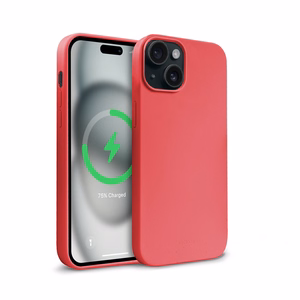 Crong Color Cover Magnetic MagSafe suojakuori iPhone 15 -laitteelle, vaaleanpunainen