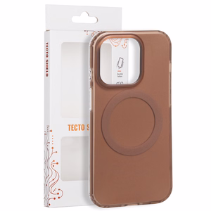 Tecto Shield Mistiq Mag suojakuori iPhone 14 Pro 6,1"-mallille, ruskea