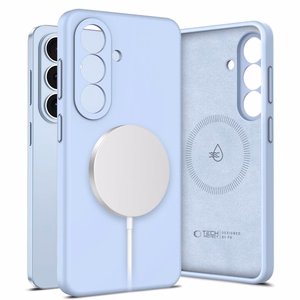 Tech-Protect Silicone MagSafe Case for Samsung Galaxy S26 - Blue