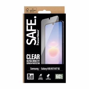 PanzerGlass SAFE -näytönsuoja Samsung Galaxy A18/A17 -puhelimelle