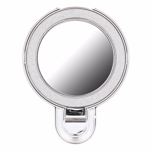 Puhelinteline CIRCLE MIRROR - tarrakiinnitys - hopeinen