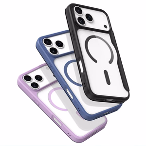 Dux Ducis Skin X Pro iPhone 17 Pro Suojakuori Lompakolla, MagSafe-yhteensopiva - Sininen