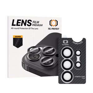 Tempered glass Tel Protect 3D Lens Aramid Series on camera for Samsung Galaxy S25 Ultra (lens 5 pieces)