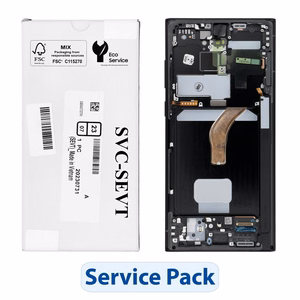 Samsung Service Pack -näyttö mallille Galaxy S22 Ultra S908, grafiitinharmaa (GH82-27488E)