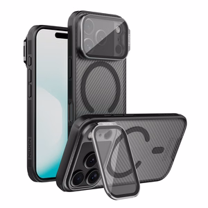 Nillkin CamShield Prop -magneettisuojakuori iPhone 17 Pro / iPhone 18 Pro -puhelimelle, musta