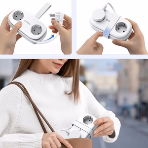 Orico AP3 20W GaN 5in1 jatkojohto 2x AC + 2x USB-A + 1x USB-C - valkoinen