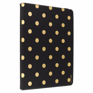 Wonder Canvas Tabletin suojakuori 13 tuumaa kultainen polka-dot