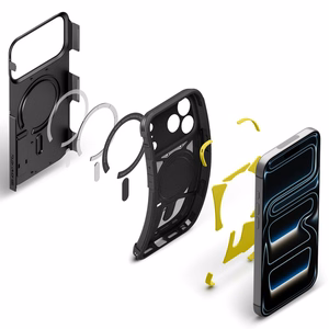 Spigen Tough Armor suojakuori mallille iPhone 18 Pro Max / 17 Pro Max – väri: musta
