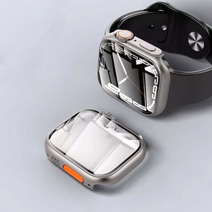 Tech-Protect Defense360 Suojakuori Apple Watch 46mm -kellolle - musta - oranssi