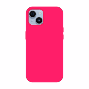Tel Protect Silicone Premium iPhone 15 Plus:lle vaaleanpunainen