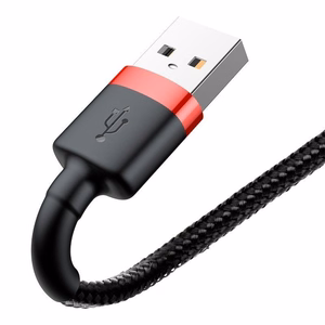 Baseus Cafuel USB Lightning kaapeli 2,4A 0,5m (punainen+musta)