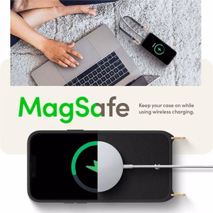 Spigen Cyrill Classic Charm Mag -kotelo, jossa on MagSafe iPhonelle 14 Plus - musta
