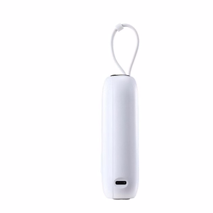 Joyroom mini powerbank 10000mAh värikäs sarja 22.5W, jossa on 2 sisäänrakennettua USB C ja Lightning kaapelia vaaleanpunainen (JR-L012)