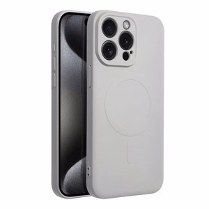 Case Silicone Mag Cover (MagSafe) for iPhone 15 Pro Max titanium