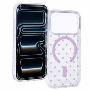 Liavec Bubble -suojakuori iPhone 18 Pro / 17 Pro -puhelimelle, vaaleanpunainen