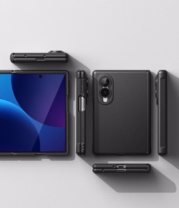Ringke Onyx Flap -suojakuori laitteelle Samsung Galaxy Z Fold 8, MagSafe-yhteensopiva – musta