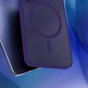 3mk Smoke MagCase - suojakuori iPhone 17 Pro Maxille - violetti-läpikuultava