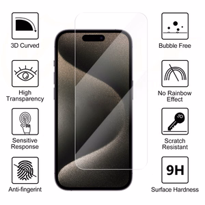 Vmax karkaistu lasi 2,5D Normal Clear Glass Samsung Galaxy S24+:lle