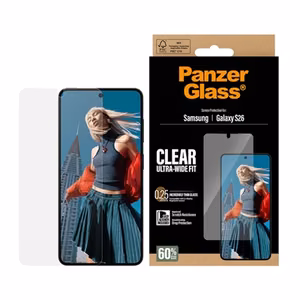 PanzerGlass näytönsuoja Samsung Galaxy S26 UWF EasyAligner-kiinnittimellä