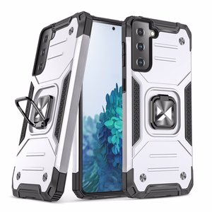 Wozinsky Ring Armor Tough Hybrid Case Cover + Magneettikiinnike Samsung Galaxy S22 + (S22 Plus) Hopea