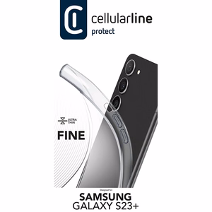 Cellularline Fine case for Samsung Galaxy S23+, clear