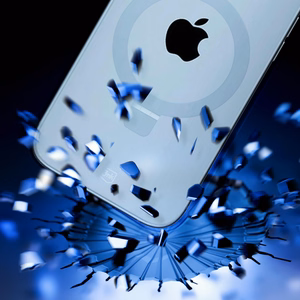3mk Smoke Case Mag&Stand iPhone Air:lle - Musta