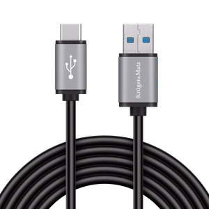 Kruger&Matz Basic USB 3.0 -uros – USB-C-uros-kaapeli, 5 Gbps, 1 m