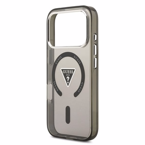 GUESS suojakuori IPHONE 17 Pro:lle MagSafe-yhteensopiva GUHMP17LHGTMLCGK (IML Gradient W/ Triangle Logo) musta