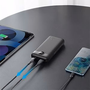 Ulkoinen akku Veger L20S (VP2039PD / W2039PD) PD QC3.0 2A 20000 mAh musta