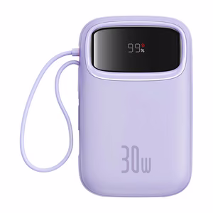 Baseus QPow 2 10000mAh 30W 2xUSB-C powerbank (violetti)