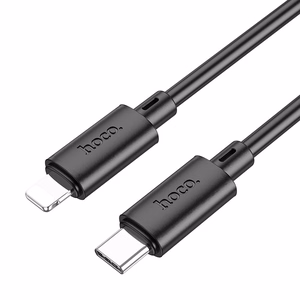 Hoco USB-C - Lightning -kaapeli PD 2,4A 20W 1 m X88 - musta