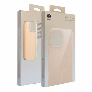 Suojakuori iPhone 17 PRO MAX:lle Glossy Mag Cover MagSafe-yhteensopiva desert gold